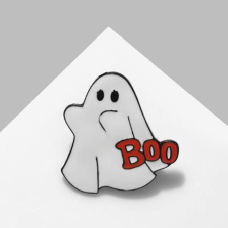 The "Ghost" icon is a horror story, white-orange color in ferrous metal-1