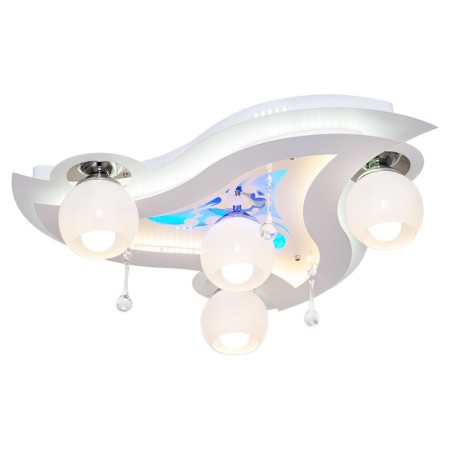 Economic light 8437/4WT RC wt mixled, e27 4x40W, white color-1