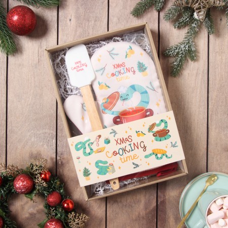 Set Gift shade XMAS: mittens-output, silicone blade
