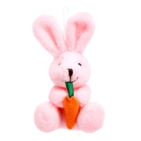 Soft toy "Rabbit", on the suspension, the colors of mix-3