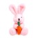 Soft toy "Rabbit", on the suspension, the colors of mix