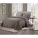 A set with a bedspread "Audrey", size 240x260 cm, 50x70 cm - 2 pcs, color chocolate