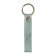 Leather keychain for a car key, strap, genuine leather, light green, heel