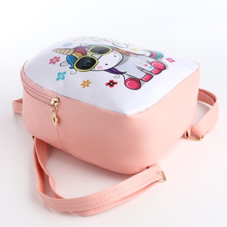 Baby backpack on lightning, pink color-4