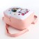 Baby backpack on lightning, pink color