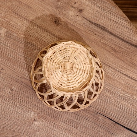 Vaska wicker, from bamboo 18x18x8 cm-4