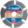 Disk for Ushm bison 36858-125, on wood, reinforced, 6 incisors, 125 x 22.2 mm