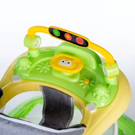 Walks Jolly Car BW140, 8 wheels, with sound effects, green color-2