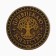The Tarot Coin "attract wealth", brass, diam. 2.5 cm