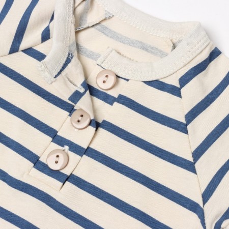 Baby sandstone I Basic Line striped, height 86-92 cm, beige-4