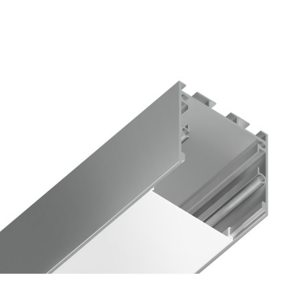 Profile aluminum overhead/suspended ambrella Illumination Profile System, GP2550AL, 2000x35x35 mm, silver color, matte Distractor-1