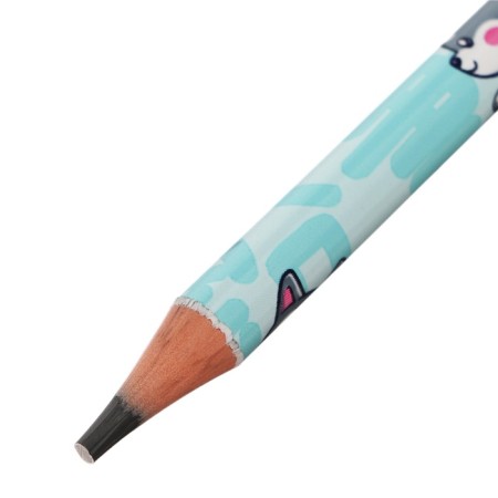 Pencil b/g design BrunovisConti Kawaii Animals. Puppy, circle, hb, 3mm-2