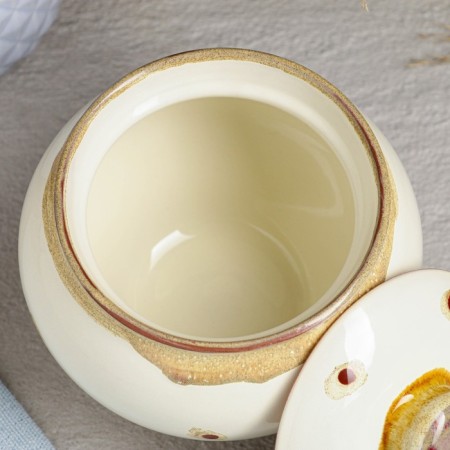 Baking pot "Russian" 0.5l / 12x13cm, caramel-2