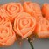 Decorative flower for creativity "Rose" Orange