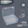 Organs for decor, 14 blocks, 16.5 × 12.7 × 6/5.4 × 5.4 × 2 cm, the color is transparent