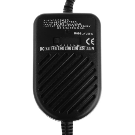 Car power adapter, 8 nozzles, 80 watts, 12 V, 4A, wire 1.2 m-2
