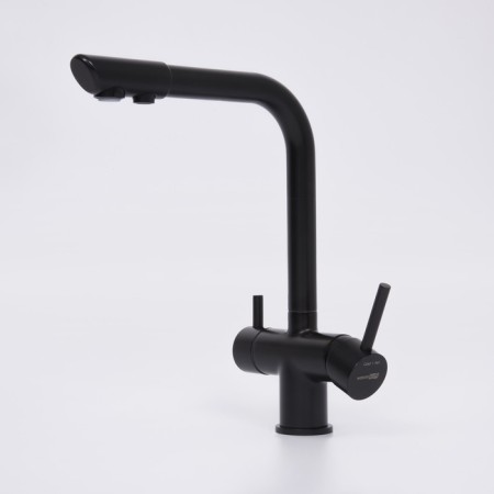 Kitchen mixer Wasserkraft A8367, double -leaf, with access to drinking, black-2