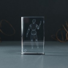Souvenir glass rectangle 