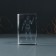 Souvenir glass rectangle "Schanter" 5x5x8 cm