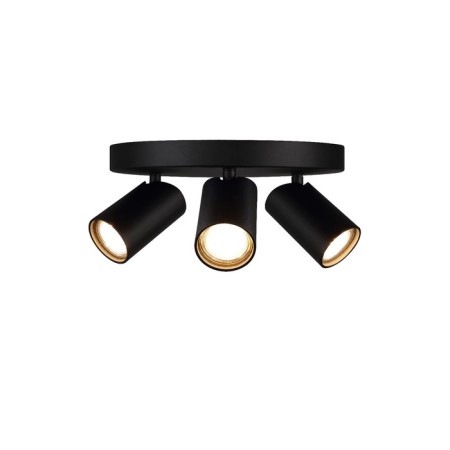 Stitch Mantra Sal, GU10, 3x10W, 128 mm, matte black color