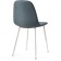 Stol on a metal frame metal/velor, white/gray 44x51x85 cm