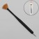 Brush -dots for nail design, fan, 15 cm, D - 0.8 cm, matte black color