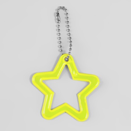 The reflective element "Star", bilateral, 5.5 × 5.5 cm, color mix-2