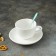 Dessert spoon Magistro "flower", length 12.5 cm, chameleon color