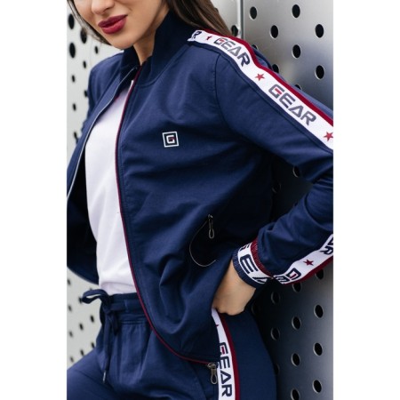 Female ishomine is a suit, size 50, dark blue color-13