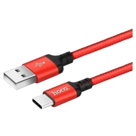 Hoco X14 Times Speed, Type-s-USB, 3 A, 2 m, black and red-1
