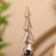 Traffic jam for a bottle "Christmas tree" aluminum 3x3x17 cm