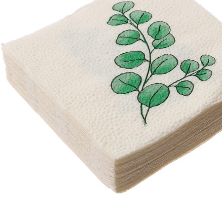 Salfets single -layer "eco" eucalyptus 24x24 cm, set of 50 pcs.-4