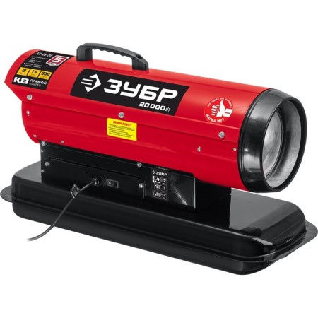 Diesel thermal cannon of bison dp-k8-20, 220 V, 20,000 watts, 300 m3/h, direct heating