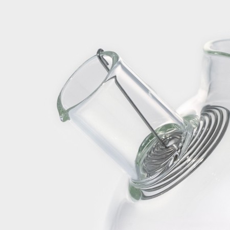 Glass teapot with a bamboo lid and a metal filter Bellatenero Eco, 600 ml, 18 × 12 × 10 cm-3