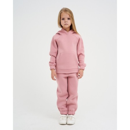 Children's costume with the basis (sweatshirt, trousers) KAFTAN "Basic Line" R.28 (86-92), pink-1
