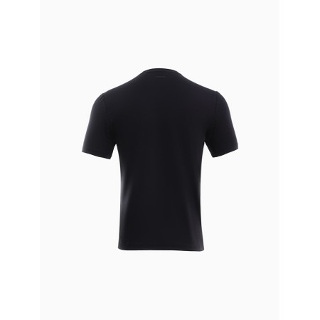 Men's t -shirt with inserts, basic, size XXL (54), black color-11