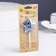 Candle in the cake on the skewer "Air ball. Star", number 3, 5.5 cm, silver