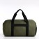 Road bag with lightning, outer pocket, long belt, khaki color