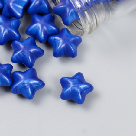 Surgut in granules in a jar of "stars" bright blue pearl 16 g 7x3x3 cm-2
