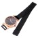 Women's watches, D-3.2 cm, magnetic bracelet, black