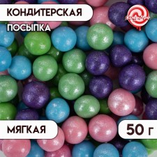 Sprinking confectionery with soft center 