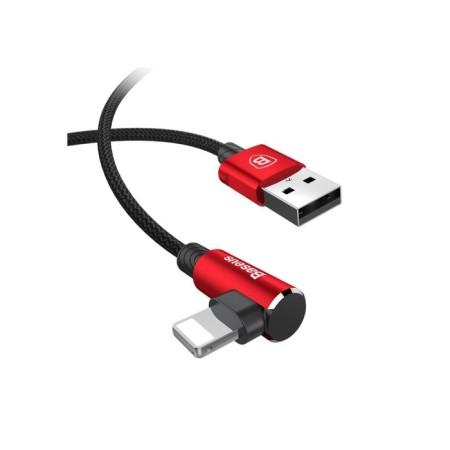 Baseus cable, MVP Elbow Type, Lightning - USB, 2 A, 1 m, corner, red-4