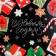 Box for confectionery products with PVC Happy New Year, 13 x 13 x 3 cm, new year
