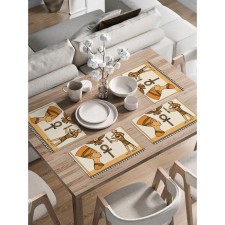 A set of napkins for setting the 