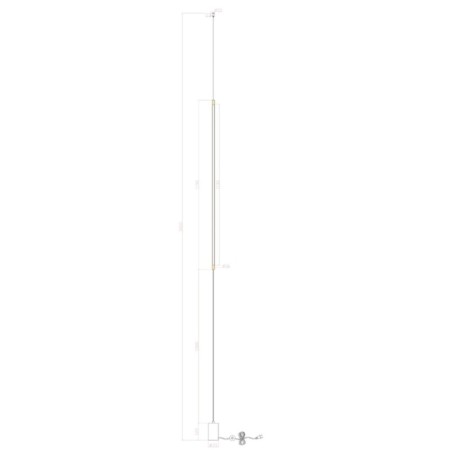 The floor lamp Maclean A2918PN-1BK, LED, 22 W, 16x16x300 cm, 1100 lm, black-3