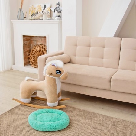 Lynchik for dogs and cats "Comfort", soft fur, 45 x 35 x 11 cm, mint-2