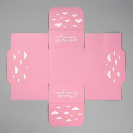 Gift folding box, packaging, “Little Princess”, 15 x 15 x 8 cm-6