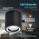 Lamp wall-flowing spot ERA OL47 BK, 80x90 mm, IP20, GU10, 12W, black color