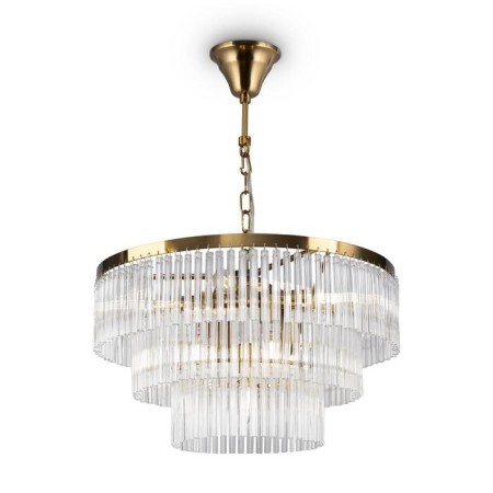 Suspension lamp Maytoni Mod093PL-09BS, 9HE14, 40W, 47x47x124 cm, brass color