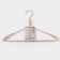 Shoulders - a clothes hanger with reinforced shoulders Ladoom Laconique, 42 × 24 × 3.2 cm, pink color